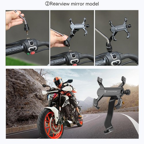 Bike Phone Holder 4 Claw Design Handlebar Clip 360 Degree Rotatable Adjustable - Picture 10 of 15