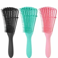 DETANGLING HAIR BRUSH FOR STRAIGHT CURLY NATURAL PROCESSED WIGS WEAVE