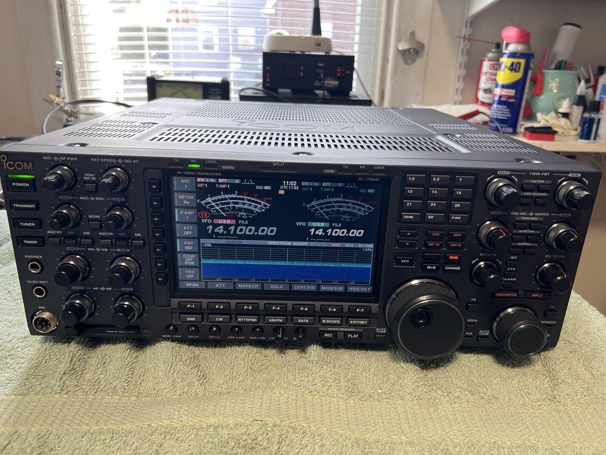 ICOM IC-7800 HF TRANSCEIVER (200watts) With EXTRAS ORIGINAL | eBay