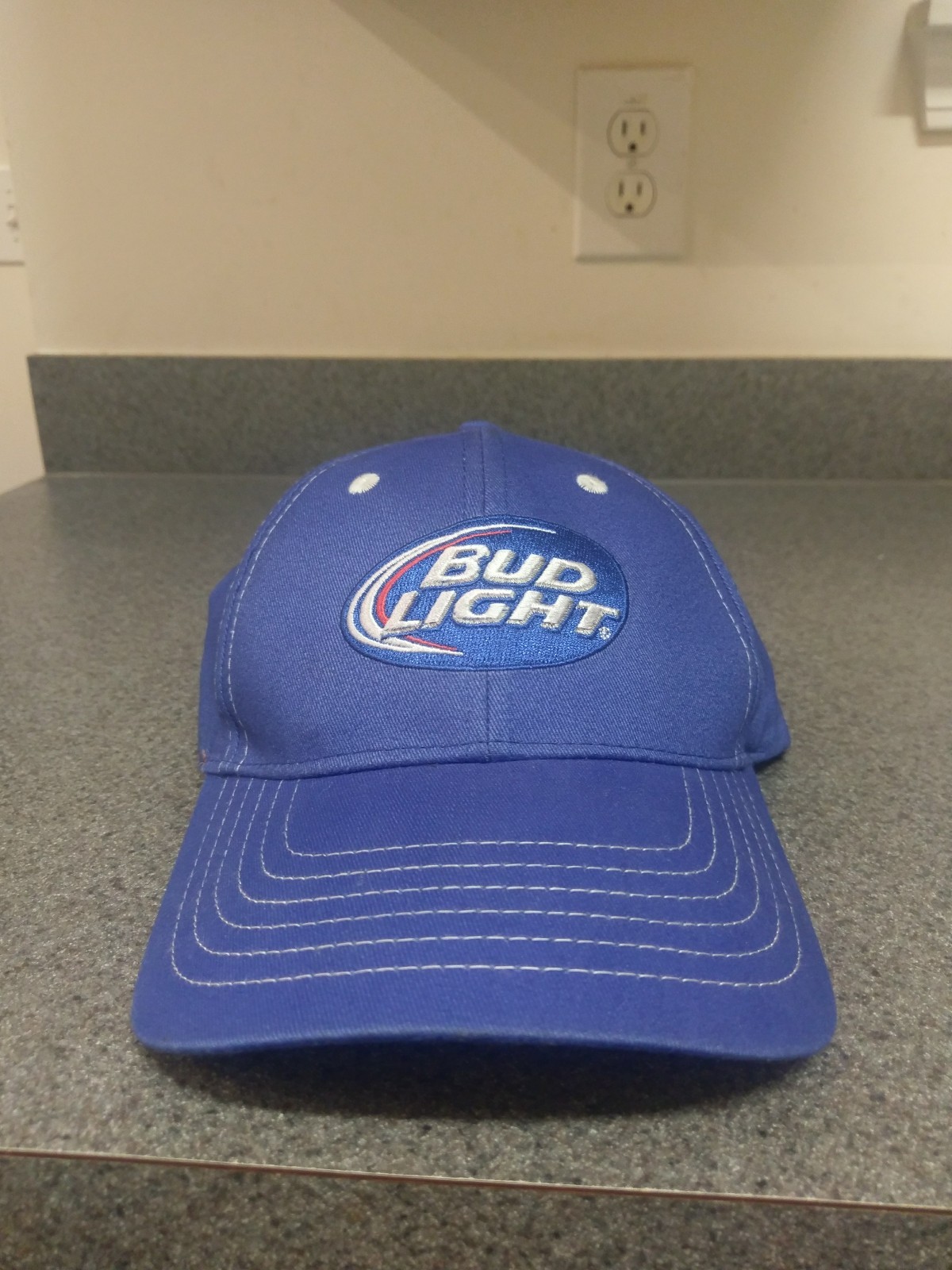 Bud Light Baseball Cap Hat Embroidered Blue Adjustable