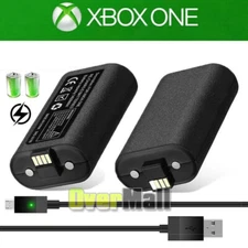2x Rechargeable Li-ion Battery Pack Play & Charge Kit for Xbox One USA Shipping