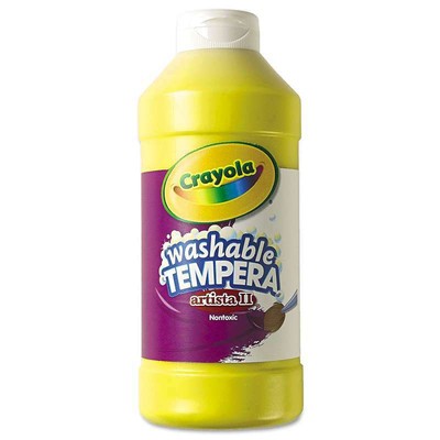 Crayola liq tempera wshbl 16oz Yellow 543115034 (071662650346)
