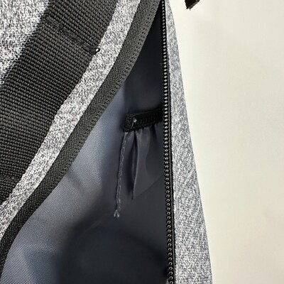adidas Prime Sling Backpack Heather Gray Large School Bag  display picture 2