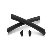 New Oakley Straight Jacket Black Ear Socks & Nose Pad Kit 100-748-001 Authentic