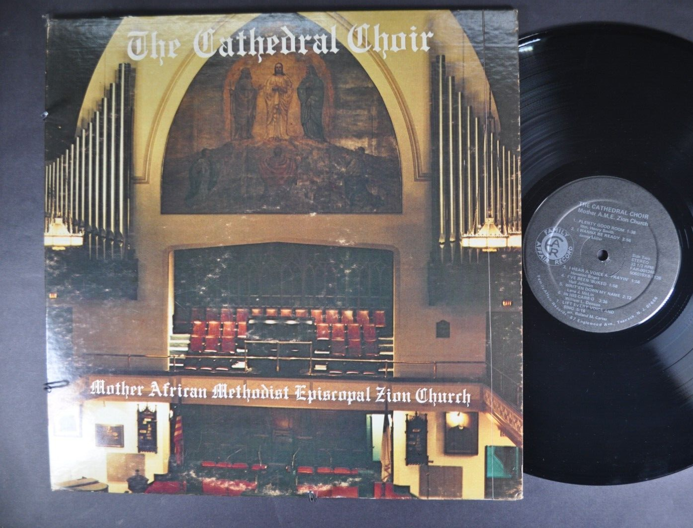 CATHEDRAL CHOIR Mother A.M.E. Zion Church GOSPEL LP FAMILY AFFAIR