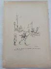 POULBOT ENGRAVING WAR 1914 1918 CARICATURE HUMOR BOCHE PATRIOTISM P131