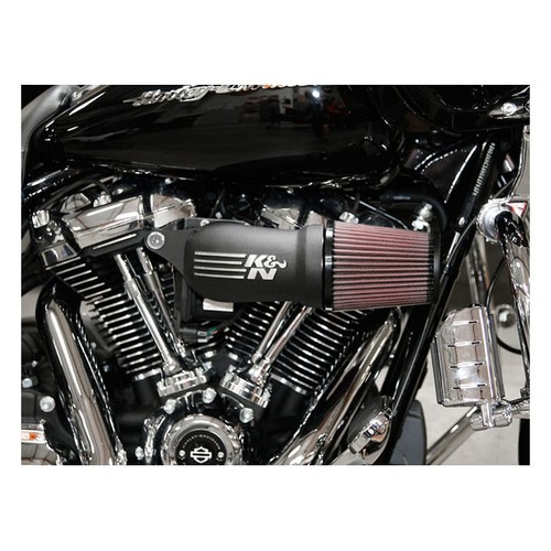 K&N AirCharger Performance Luftfilter Kit Black CC logo für Harley Softail 18-24 - Bild 5 von 5