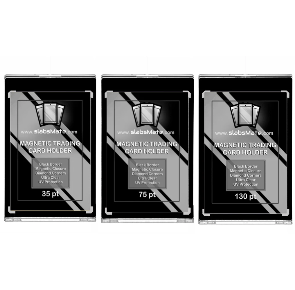 Zunedhys 60 Pezzi Toploader Card Sleeves Titolare Carta Collezionabile Titolare Carta Topload Titolare di Protezione per Carta di Baseball