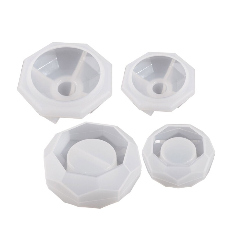 Hexagonal Section Holder Molds Storage Box Mold for DIY Resin Casting