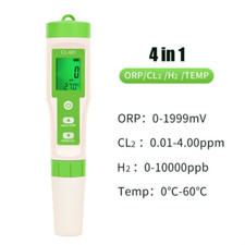 Ph/Cl2/H2/Orp/Temperature Meter Chlorine Detector Digital Water Quality Tester f