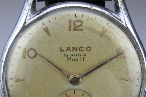 Orologio Lanco Mod.11 Mov.1222 Lanco 37mm Swiss Made 1950s | eBay