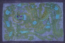 Old tribal exotic chinese ethnic miao people's hand embroidery