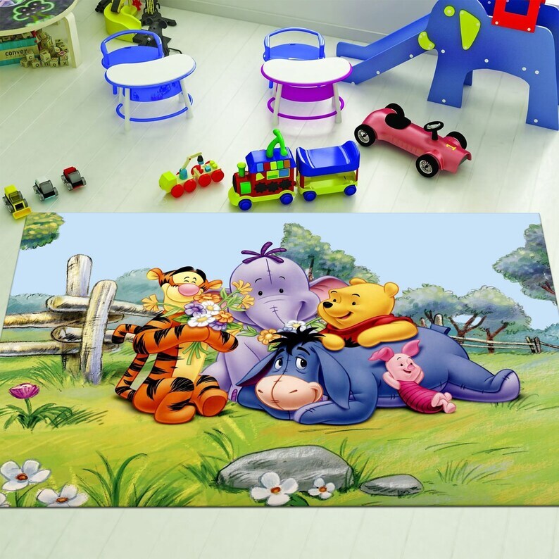 Winnie The Pooh Disney Rug, Cartoon Decor