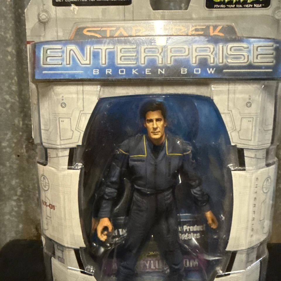 Figura de acción Art Asylum Star Trek Enterprise Capitán Jonathan Archer 2002 Foto 3 de 4