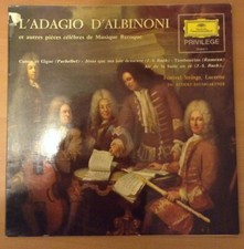 33T ALBINONI BACH Vinyle LP 12" BAROQUE Violon Orgue DEUTSCHE GRAMMOPHON 2538011