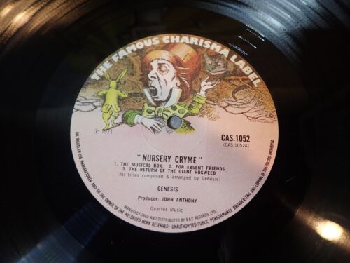 Genesis Nursery Cryme 12 Zoll Vinyl LP Schallplatte 1972 UK Charisma CAS 1052 - Bild 9 von 10