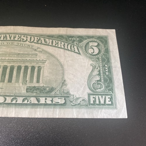 Series 1963 - $5 Red Seal - See Images - A29748357A - Picture 5 of 6