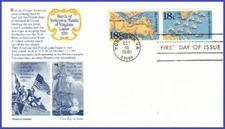 USA5 #1937-38 U/A ARISTOCRAT FDC STR2  American Bicentennial