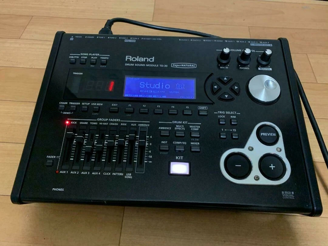 Express Roland TD 30 Electronic Drum Sound Module V Drums USB Midi