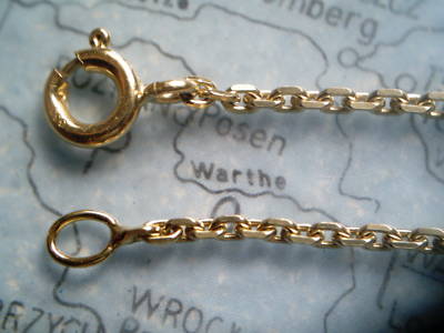 Anker Verlängerungske  tte 57 x 1,8 mm Gold 333,Kettenverlä nge rung 5,7 cm Gold