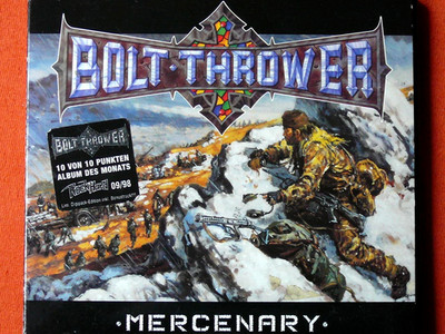 BOLT THROWER``Mercenary´´ rare 1. Press Digi CD von 1998 Metal Blade