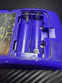 Nintendo Game Boy Color Handheld System Purple Missing Battery Cover Tested