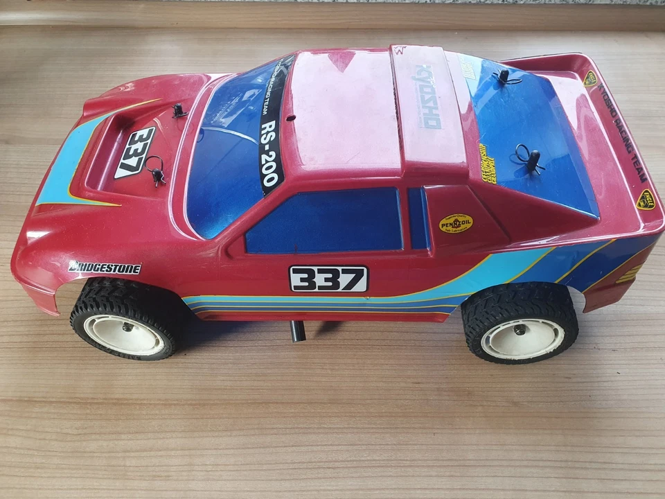 Kyosho Ford RS-200 RS200 4WD 1:10 O.S. Max10 FP Vintage Rally Car - Image 4 of 4