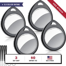 Air Tracker Tags-4 Pack, 5.3 Bluetooth Tracker Work with Apple Find My iOS Only