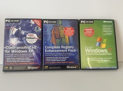 Windows XP PC Software Lot CD-ROM Registry Repair Recovery Utilities