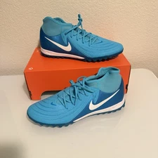 Nike Phantom Luna II 2 Academy Tf Turf Blue Fury-White Mens Size 10 [FJ2566-400]