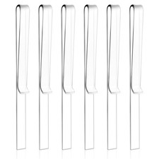 6 Pcs Clear Acrylic Music Stand Clips Music Book Page Holder for Musician