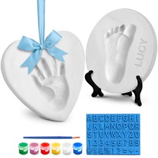 Casting Keepsakes Baby Handprint Ornament Making Kit 15 Piece Set, White