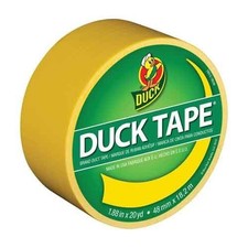 Duck Duct Tape Yellow 1.88"X20 Yds School Office Home Shop Garage Crafts