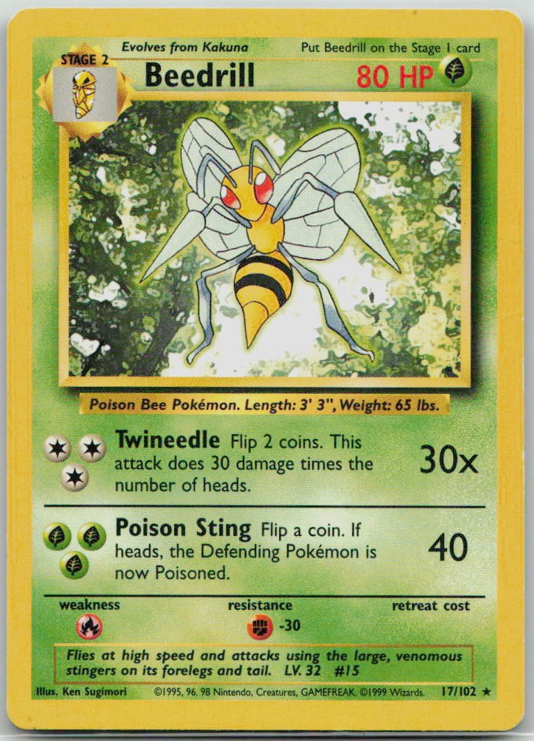 Beedrill 017/102 HP