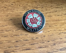 YORKSHIRE MILITANT    -1984 Miners Strike Badge, ?????     miners pit check.