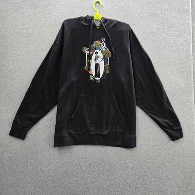 Harry Styles Men Hoodie 2XL Black Graphic Love On Tour Concert Fleece Pullover