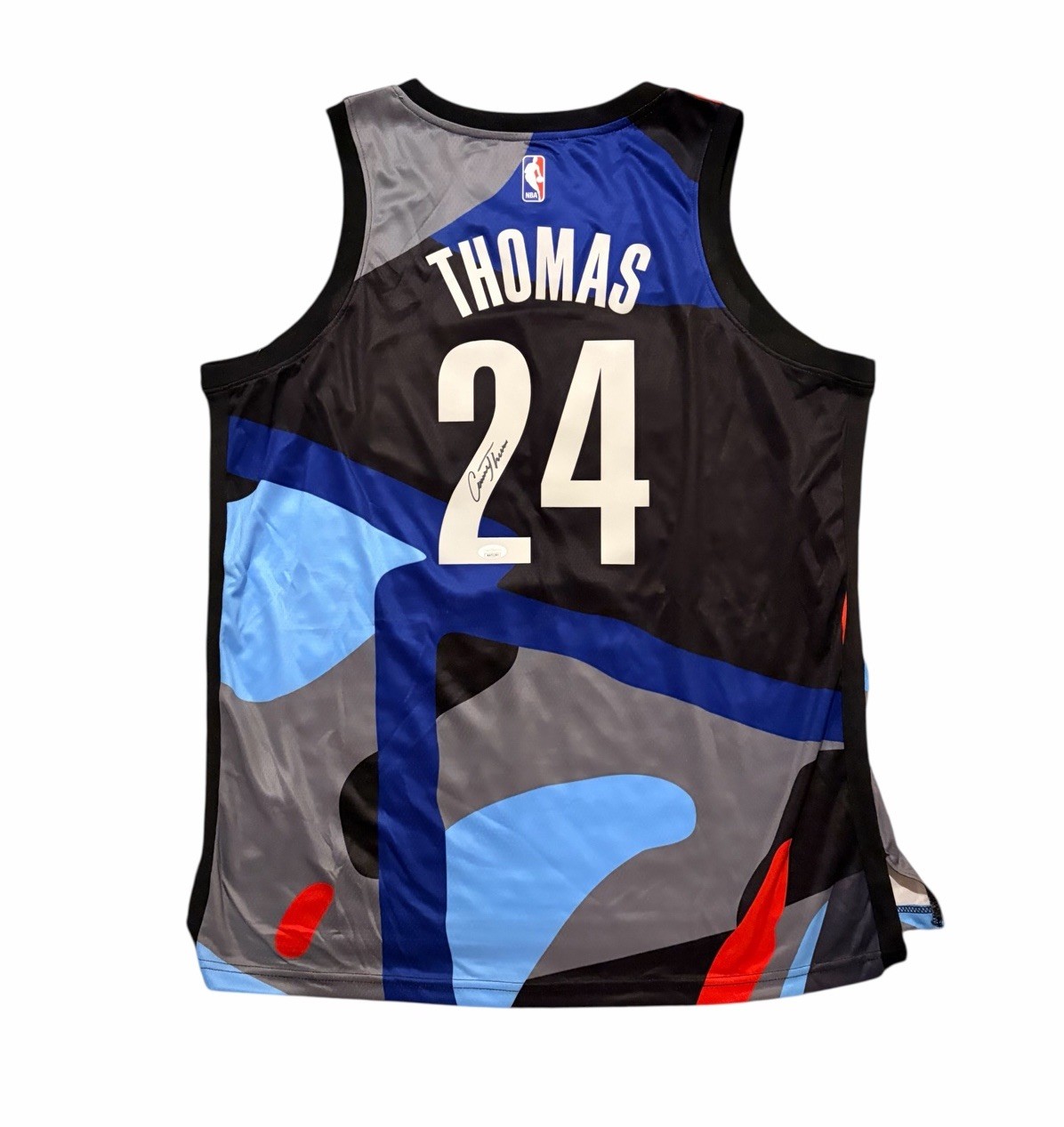Cam Thomas Autographed Signed Brooklyn Nets Jersey Auto JSA COA 