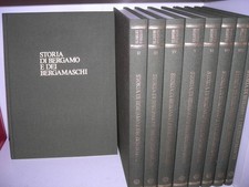 BELOTTI Bortolo - STORIA DI BERGAMO E DEI BERGAMASCHI. 9 Volumi COME NUOVI COMPL