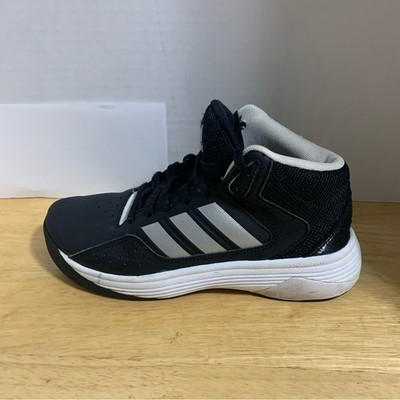 adidas Kids Shoes Cloudfoam Ilation Mid Basketball, Core Black/Matte Size 4