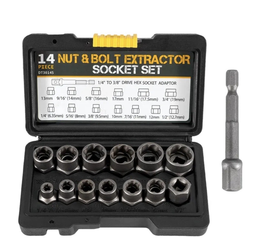 Damage Stud Extractor Set 14pce