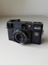 YASHICA Auto Focus 35mm Point Shoot Film Camera Vintage Autofocus WORKS