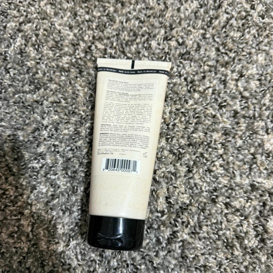 Крем для тела Carol's Daughter Karite Coco Velvet масло ши кокосовое масло 6 унций новый - Изображение 3 из 3