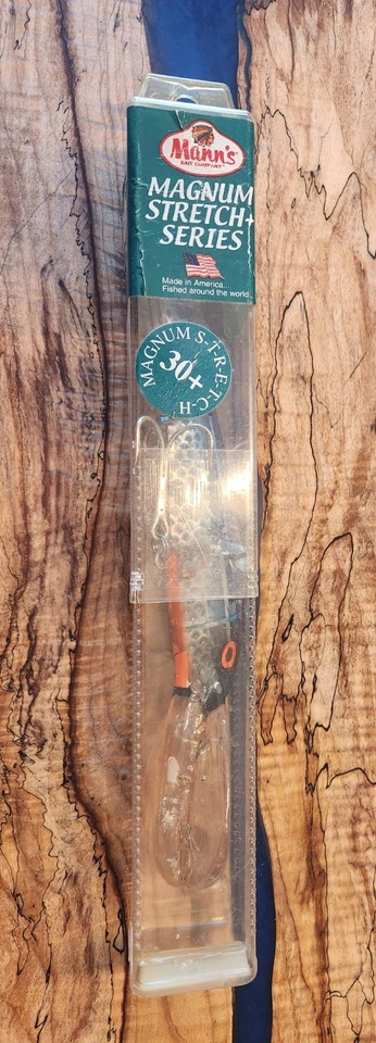 Señuelo de pesca de agua salada Mann's Magnum Stretch Series 30+ nuevo en caja Foto 3 de 3