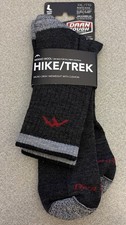 Darn Tough Merino Wool Socks. Hike/Trek. XXL. 1466 . Black/Grey. NWT