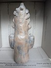 Pre-Columbian Mayan Antique  Clay Terracotta Figure Statue Royalty Holding Duck — photo 4