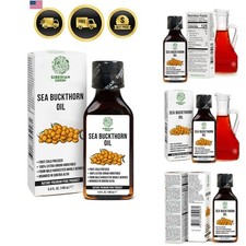 Siberian Sea Buckthorn Oil | 100% Natural Extra Virgin Cold Pressed 100 ml / ...