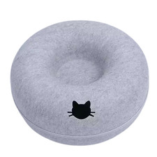 B-Tunnel Donut Cat Bed Interactive Tunnel Pet Felt Indoor Toys Cats House Kitten