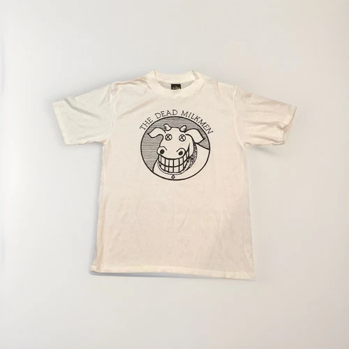 Dead Milkmen Shirt Mens L Punk Band Tee The Ga 1980s vintage concert t-shirt, vintage, single stitch, B+ condition