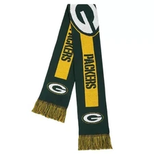 Green Bay Packers "BIG LOGO" Winter Scarf Forever Collectibles™ Licensed NFL