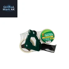 Duck Packing Tape Gun with Foam Handle, Clear, 1.88 in x 55 yd, 2 Rolls